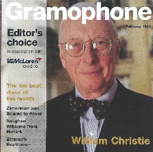 Pochette Editor’s Choice February 1999: William Christie