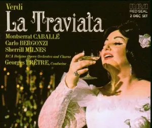 Pochette de La Traviata de Renata Tebaldi - Francesco Molinari‐Pradelli - Orchestra dell’Accademia Nazionale di Santa Cecilia - Coro dell’Accademia Nazionale di Santa Cecilia - Giuseppe Verdi