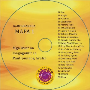 Pochette de Mapa 1: Mga Awit Na Magagamit Sa Panlipunang Aralin (Vol.1) de Gary Granada