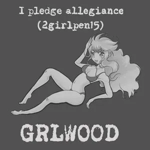 Pochette de I pledge allegiance (2girlpen15) de GRLwood