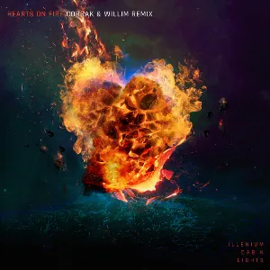 Pochette Hearts on Fire (CORSAK & Willim remix)