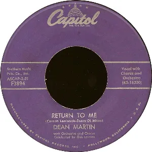 Pochette Return to Me / Forgetting You