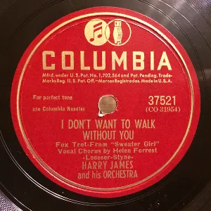 Pochette de I Don't Want to Walk Without You / I've Heard That Song Before de Harry James and His Orchestra