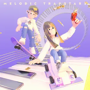 Pochette de Melodic Trappers de Futuristic Swaver