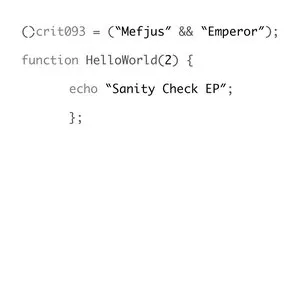 Pochette de Hello World 2: Sanity Check EP de Mefjus