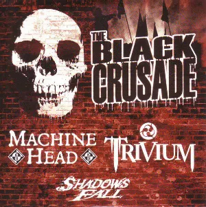 Pochette de The Black Crusade de Trivium - Machine Head - Shadows Fall