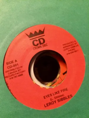 Pochette de Eyes Like Fire de Leroy Sibbles
