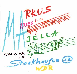 Pochette de ARIES für Trompete und Elektronische Musik – KLAVIERSTÜCK ⅩⅢ (LUZIFERs TRAUM aus Klaviersolo) de Markus Stockhausen - Karlheinz Stockhausen