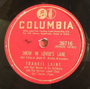 Pochette de Snow in Lover's Lane / That's How It Goes de Frankie Laine