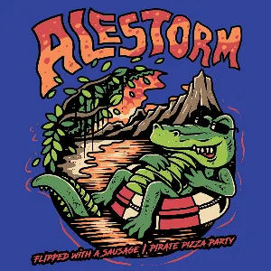 Pochette de Flipped With a Sausage / Pirate Pizza Party de Alestorm