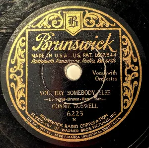 Pochette de You Try Somebody Else / Should I Be Sorry? de Connee Boswell