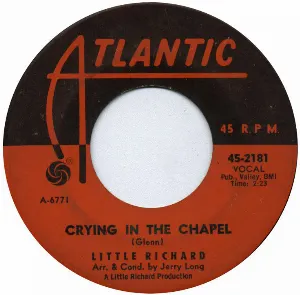 Pochette Crying in the Chapel / Hole in the Wall