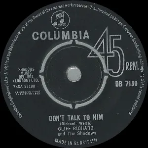 Pochette Don’t Talk to Him / Say You’re Mine
