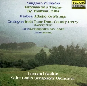 Pochette Vaughan Williams: Fantasia on a Theme by Thomas Tallis / Barber: Adagio for Strings / Grainger: Irish Tune from County Derry