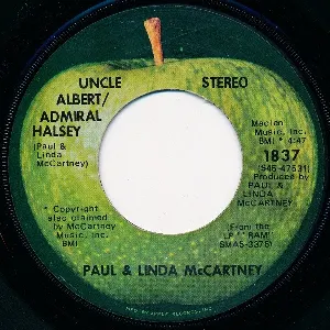 Pochette Uncle Albert/Admiral Halsey / Too Many People