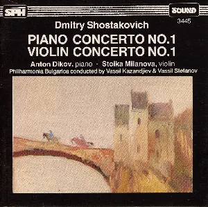 Pochette Piano Concerto no. 1 / Violin Concerto no. 1