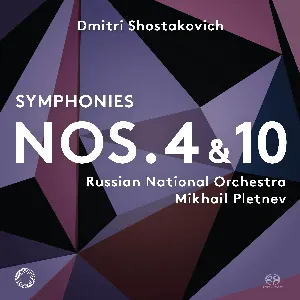 Pochette Symphonies nos. 4 & 10