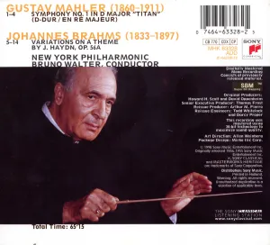Pochette de Symphony no. 1 / Variations on a Theme by Haydn de New York Philharmonic