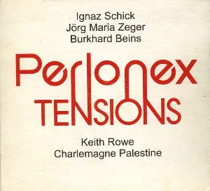 Pochette de Tensions de Keith Rowe