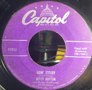 Pochette de Goin' Steady / No Matter How You Say Goodbye de Nelson Riddle and His Orchestra