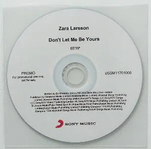 Pochette de Don't Let Me Be Yours de Zara Larsson