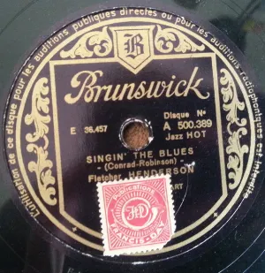 Pochette de Singin' the Blues / Hop Off de Fletcher Henderson and His Orchestra