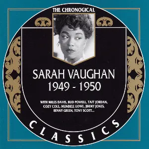 Pochette The Chronological Classics: Sarah Vaughan 1949-1950