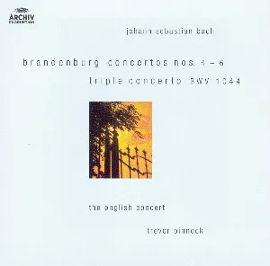 Pochette Brandenburg Concertos nos. 4–6 / Triple Concerto BWV 1044
