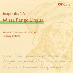 Pochette de Missa Pange Lingua de Josquin des Prez