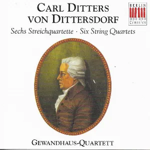 Pochette de Six String Quartets de Carl Ditters von Dittersdorf
