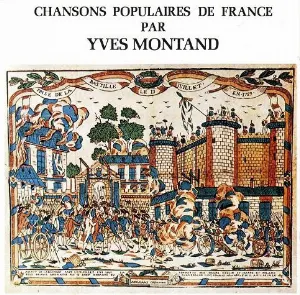 Pochette Chansons populaires de France par Yves Montand