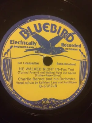 Pochette de He Walked Right In / A Sailboat in the Moonlight de Charlie Barnet and His Orchestra