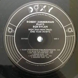 Pochette de Robert Zimmerman Plays Bob Dylan Studio Recordings Nov.1961 - Nov.1962 - One Year In NYC de Bob Dylan