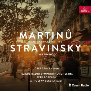 Pochette de Martinů: Violin Concertos 1 & 2 / Stravinsky: Divertimento de Bohuslav Martinů - Igor Stravinsky - Symfonický orchestr Českého rozhlasu