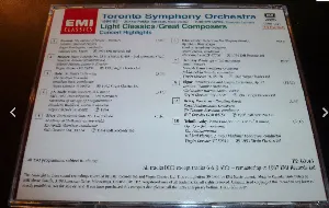 Pochette de Toronto Symphony Orchestra 1994/95 Season: Musically Speaking de Toronto Symphony Orchestra