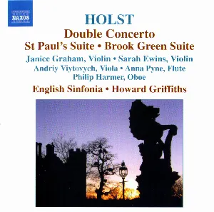 Pochette de Double Concerto / St Paul's Suite / Brook Green Suite de Gustav Holst - Howard Griffiths