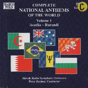 Pochette Complete National Anthems of the World, Volume 1: Acadia–Burundi
