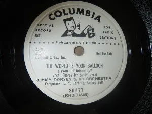 Pochette de The World Is Your Balloon / Mine and Mine Alone de Jimmy Dorsey and His Orchestra