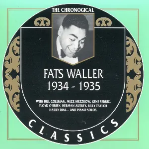 Pochette The Chronological Classics: Fats Waller 1934-1935
