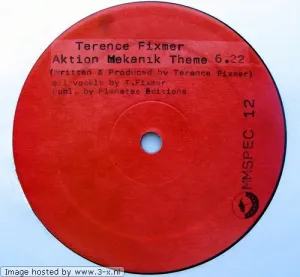 Pochette de Aktion Mekanik Theme de Terence Fixmer