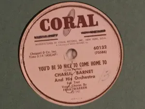 Pochette de You’d Be So Nice to Come Home To / Dark Bayou de Charlie Barnet and His Orchestra
