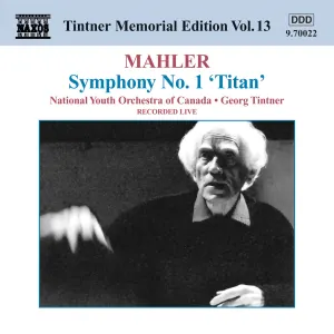 Pochette de Symphony no. 1 in D major "Titan" de Gustav Mahler - Georg Tintner