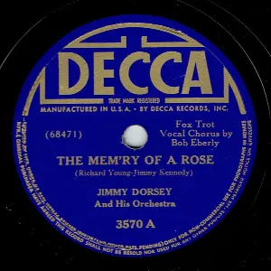 Pochette de The Mem'ry of a Rose / I Hear a Rhapsody de Jimmy Dorsey and His Orchestra