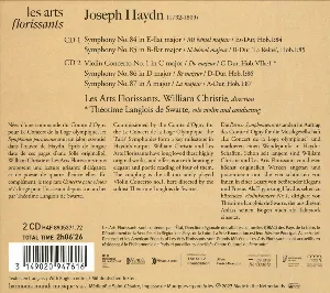 Pochette Haydn - Paris Symphonies - Violin Concerto No. 1 (Live)
