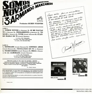 Pochette de Somos novios... siempre novios de Armando Manzanero