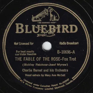 Pochette de The Fable of the Rose / The Breeze and I de Charlie Barnet and His Orchestra