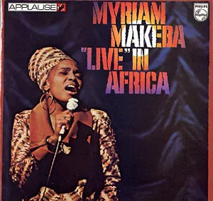 Pochette de Live in Africa de Miriam Makeba