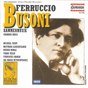 Pochette de Kammermusik de Ferruccio Busoni