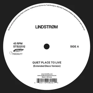 Pochette de Quiet Place to Live de Lindstrøm