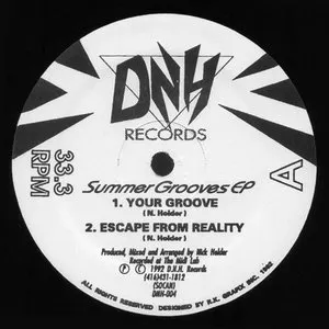 Pochette de Summer Grooves EP de Nick Holder